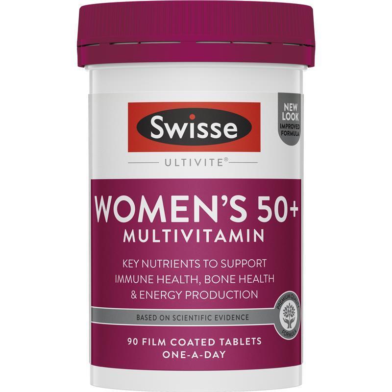 Vitamin tổng hợp cho nữ Swisse Womens 50+ Multivitamin 90 viên | Sản phẩm chính hãng Úc