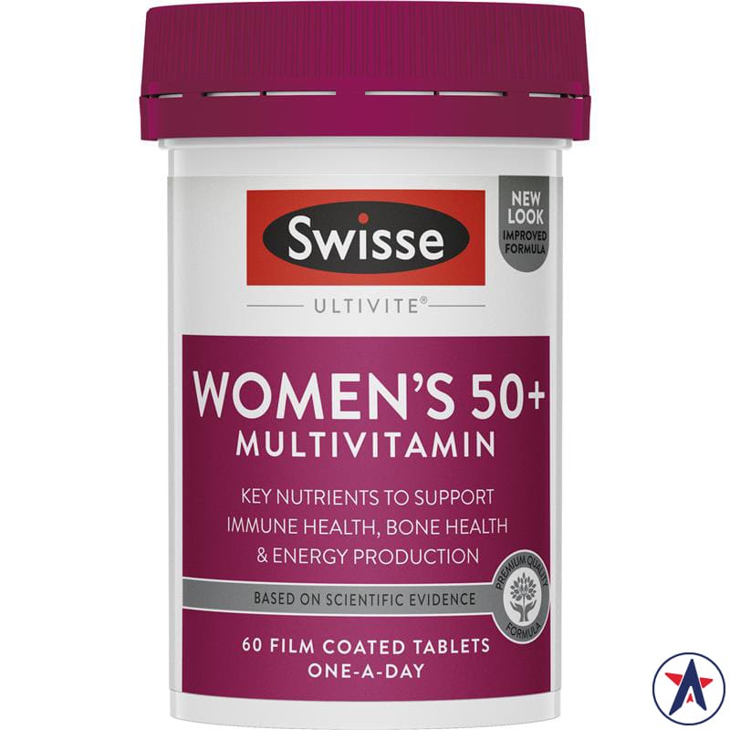 Vitamin tổng hợp Swisse cho nữ Womens 50+ Multivitamin 60 viên | Thương hiệu Úc chính hãng