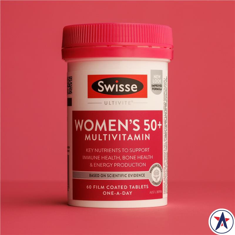 Vitamin tổng hợp Swisse cho nữ Womens 50+ Multivitamin 60 viên | Xuất xứ Úc (Australia)
