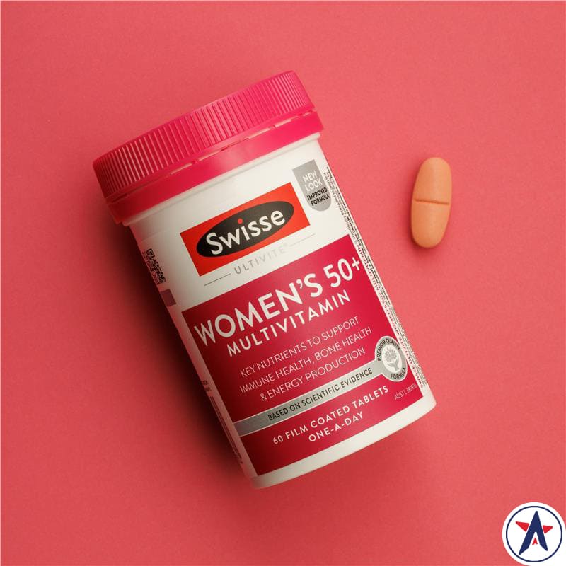 Vitamin tổng hợp Swisse cho nữ Womens 50+ Multivitamin 60 viên | Nhập khẩu chính hãng từ Úc