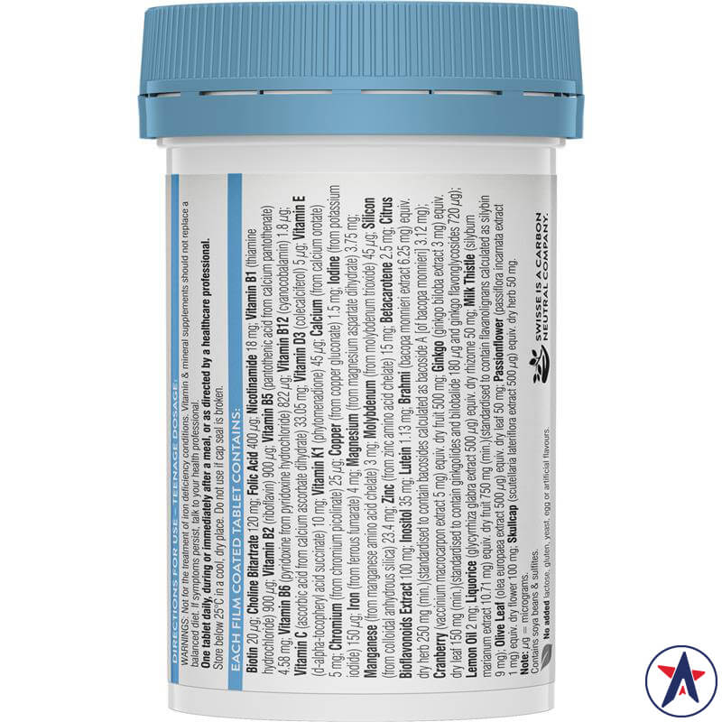 Vitamin tổng hợp Swisse Teenage Men's Multivitamin 60 viên