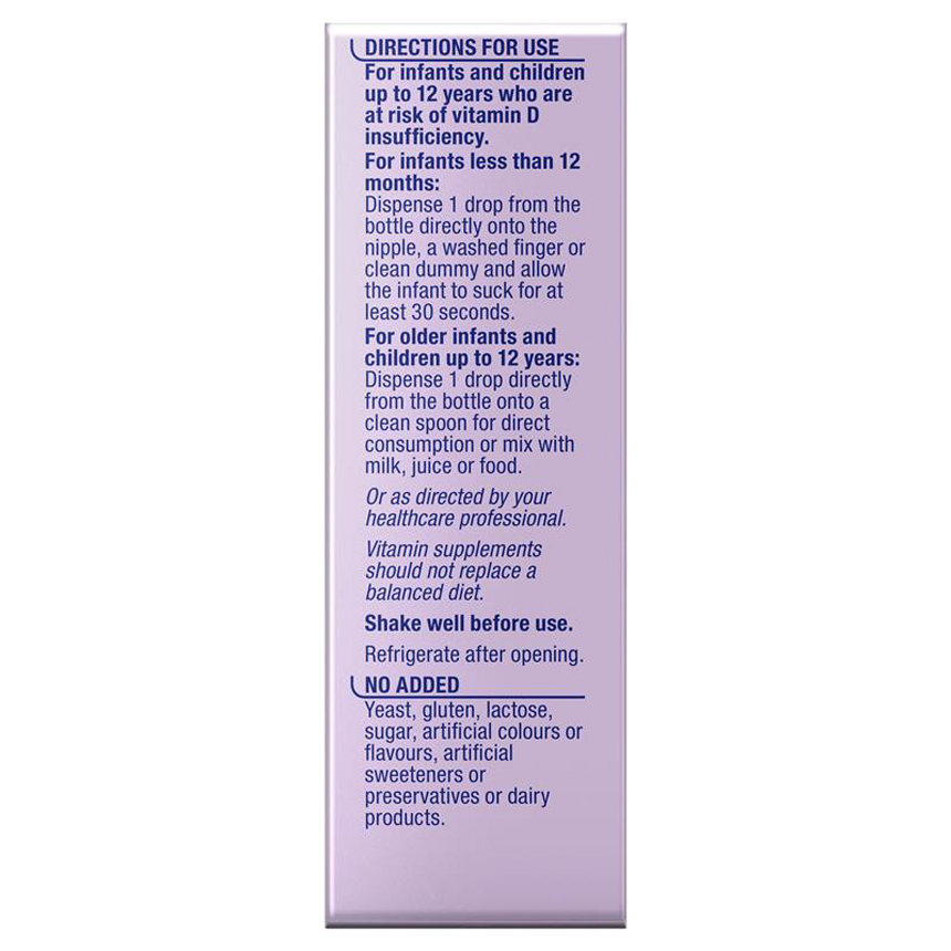 Ostelin Infant Vitamin D3 Drops 2.4ml cho trẻ sơ sinh