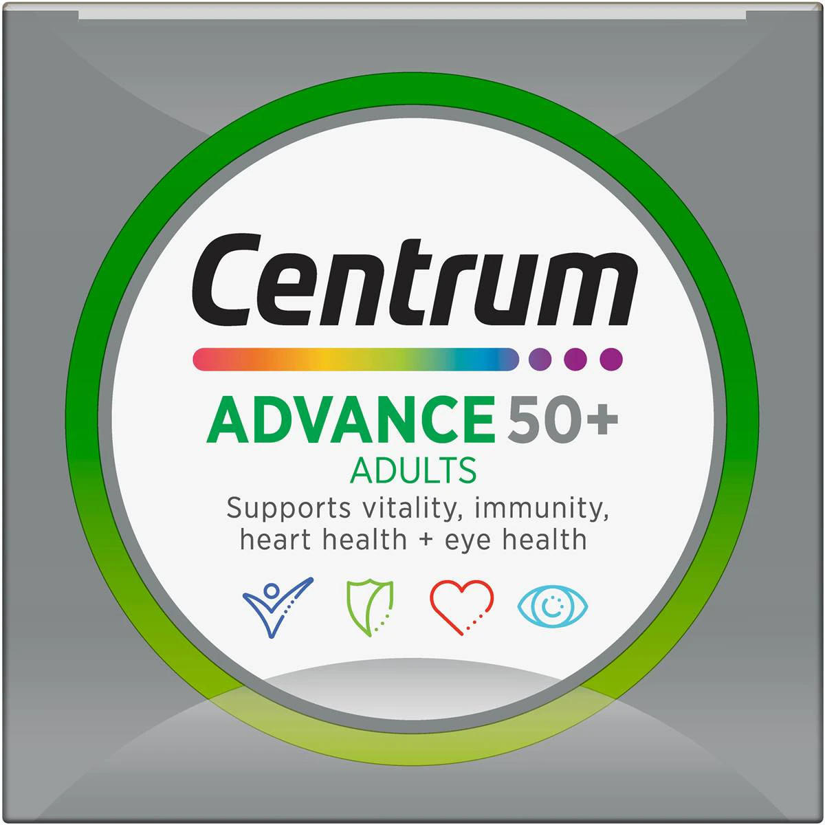 Vitamin tổng hợp Centrum Multivitamin Advance 50+ cho người lớn tuổi