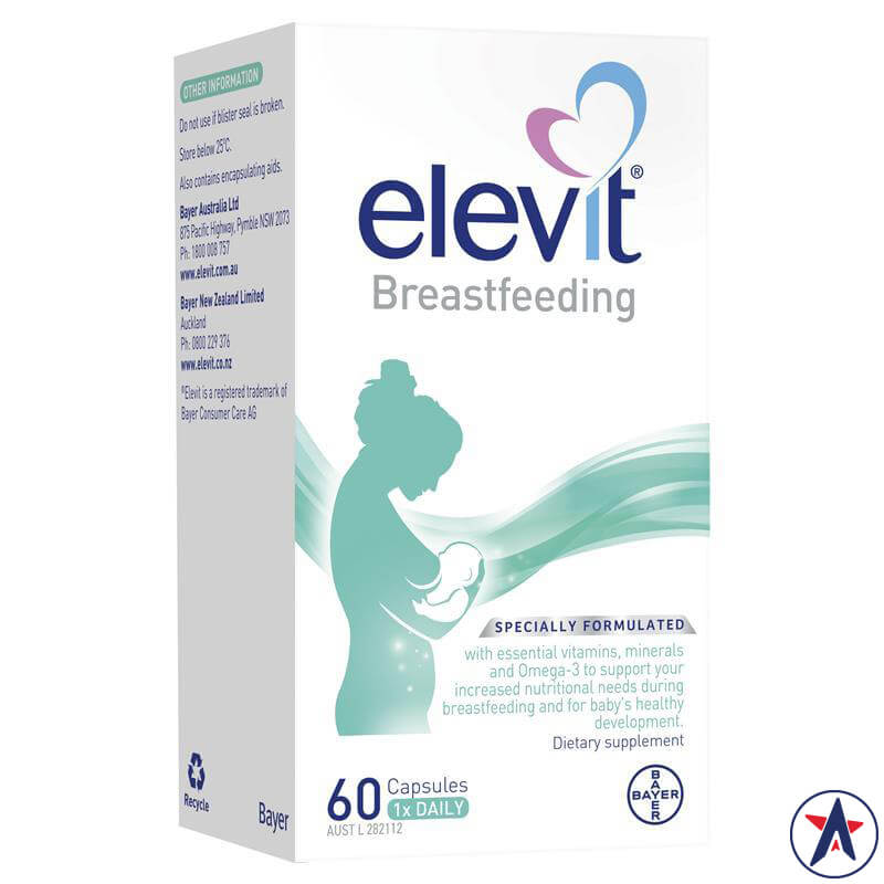 Elevit sau sinh & cho con bú Breastfeeding Multivitamin