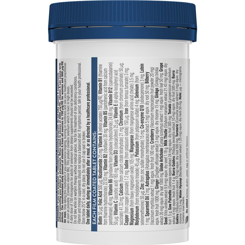 Vitamin tổng hợp cho nam giới lớn tuổi Swisse Men's 50+ Multivitamin