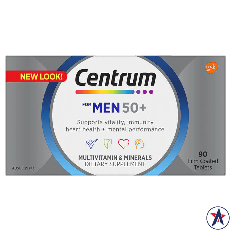 Vitamin tổng hợp Centrum For Men 50+ cho nam lớn tuổi