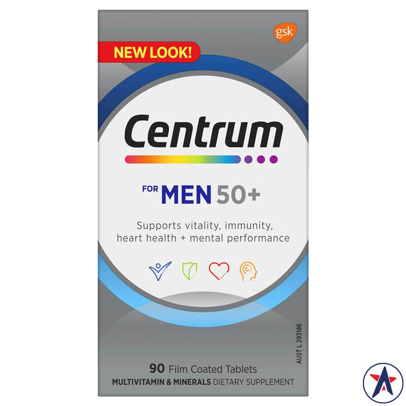 Vitamin tổng hợp Centrum For Men 50+ cho nam lớn tuổi