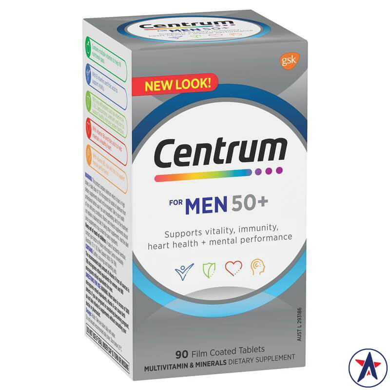 Vitamin tổng hợp Centrum For Men 50+ cho nam lớn tuổi