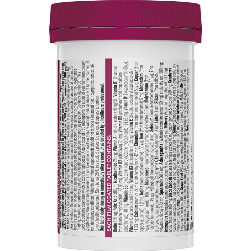 Vitamin tổng hợp cho phụ nữ lớn tuổi Swisse Women's 50+ Multivitamin