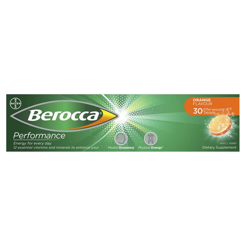 Viên sủi Berocca Orange Energy Performance