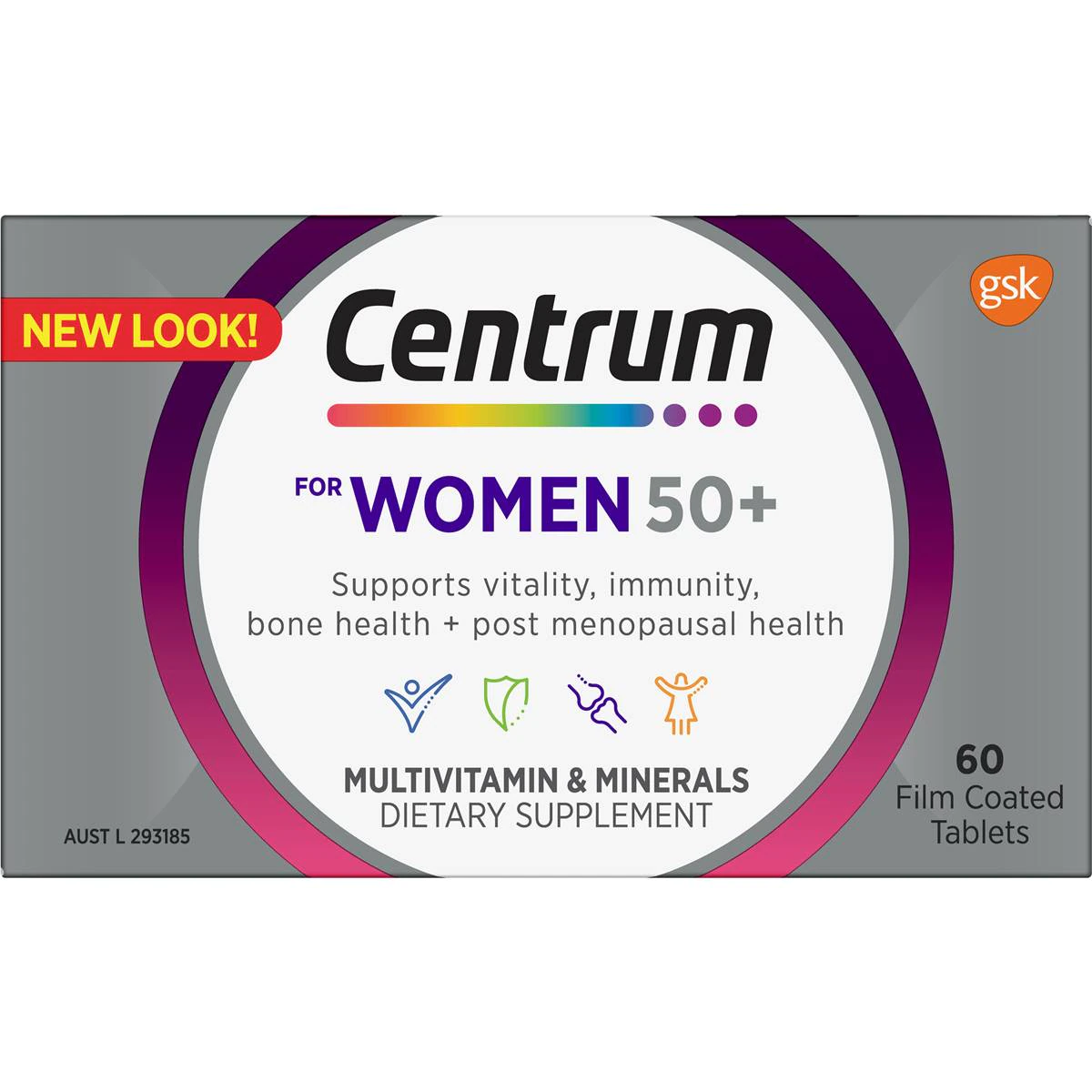 Vitamin tổng hợp cho nữ lớn tuổi Centrum For Women 50+