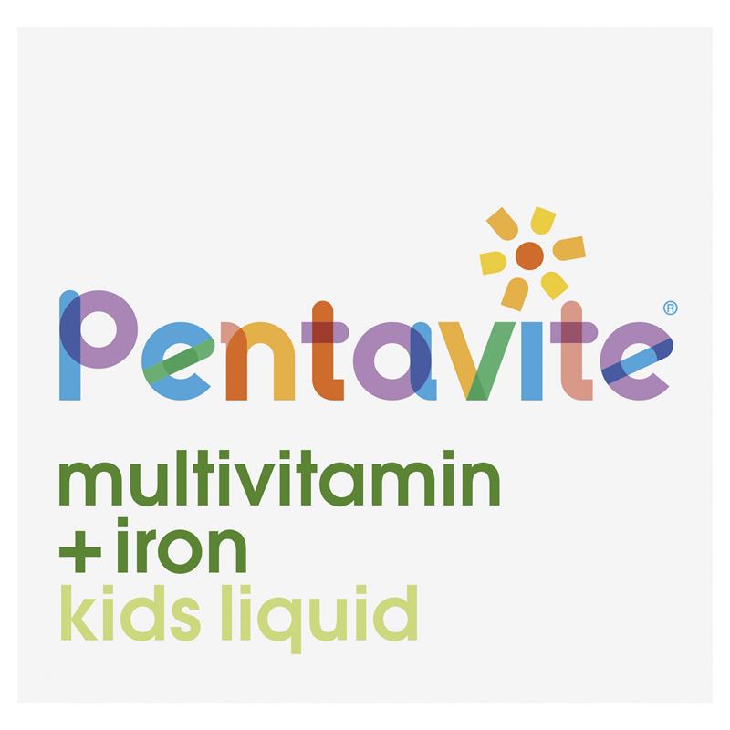 Vitamin tổng hợp cho bé Pentavite Multivitamin + Iron Kids Liquid