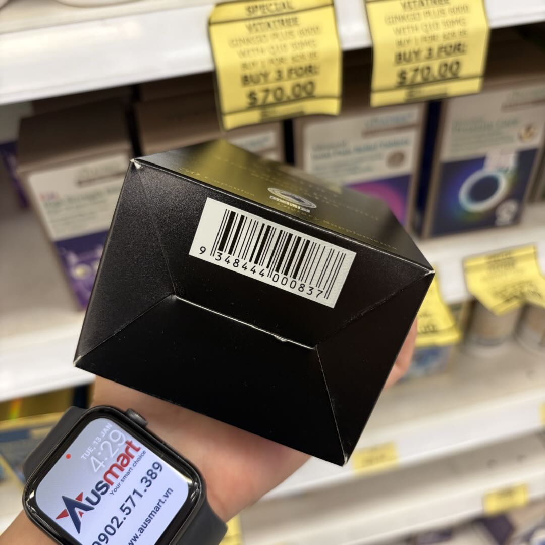 Viên uống nhau thai cừu Vitatree Maxi Sheep Placenta 80000 Max 60 viên