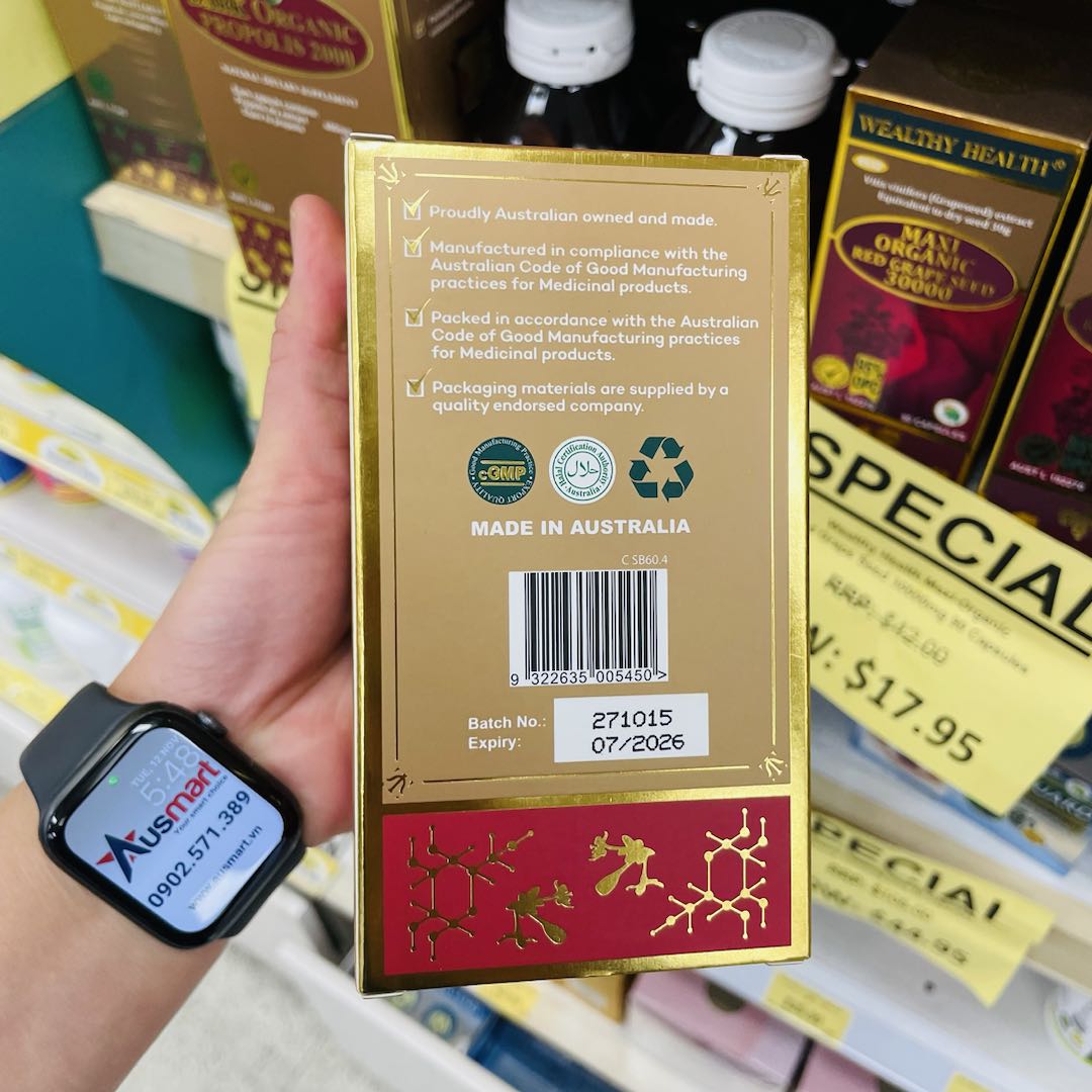 Viên uống cân bằng đường huyết Wealthy Health Maxi Blood Sugar Balance 60 viên