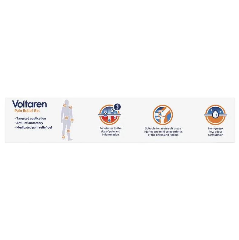 Gel bôi Voltaren Emulgel hỗ trợ giảm sưng, đau, kháng viêm