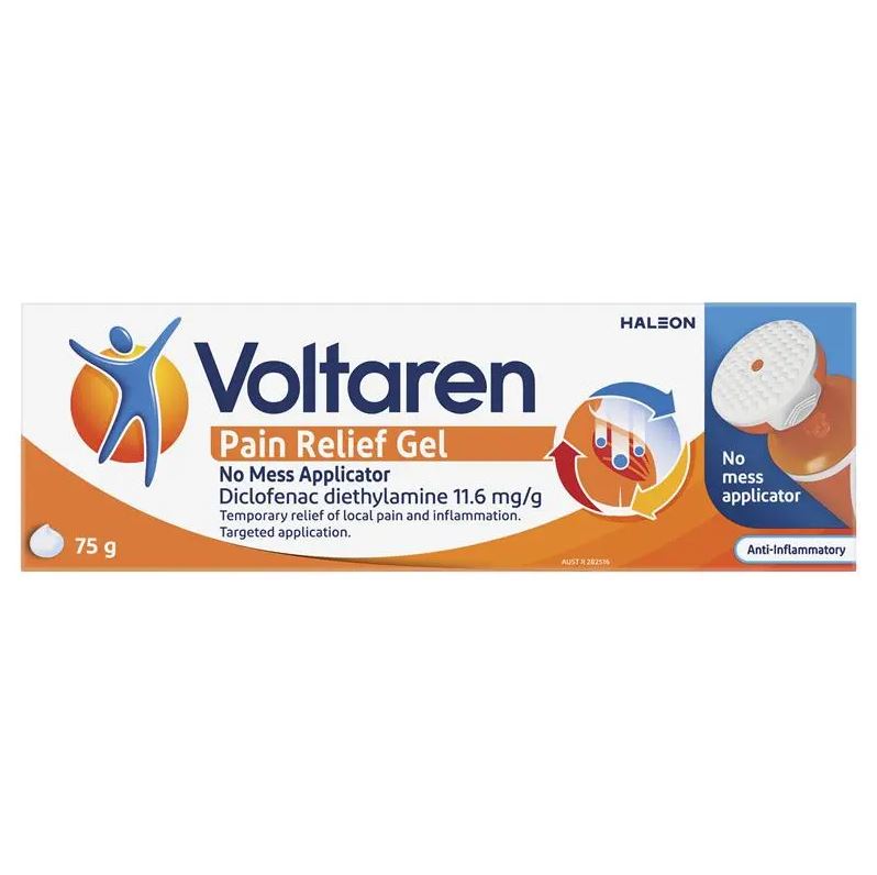 Kem bôi xoa bóp giảm sưng viêm Voltaren Emulgel with No Mess Applicator 75g