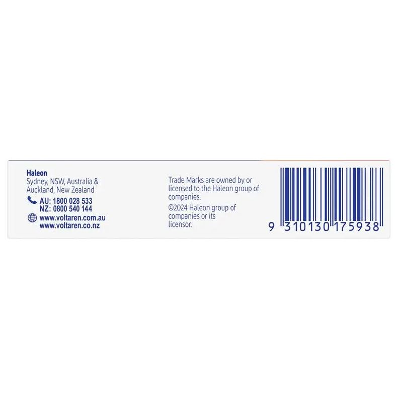 Viên uống giảm đau Voltaren Rapid 12.5mg Pain Relief Liquid 20 viên