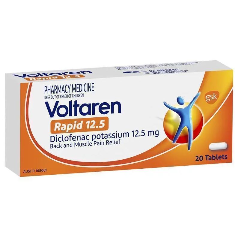 Thuốc giảm đau và chống viêm Voltaren Rapid 12.5, Pain Relief