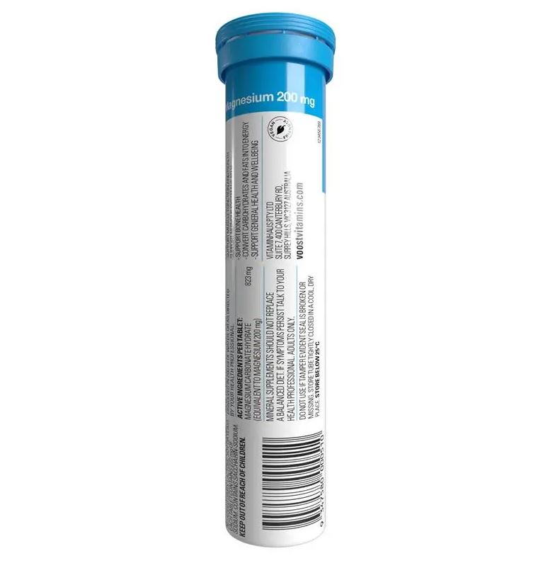 Viên sủi bổ sung Magie Voost Magnesium Effervescent