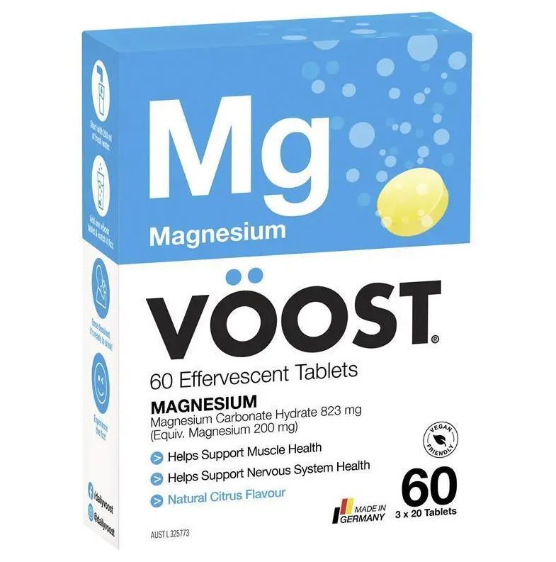 Viên sủi bổ sung Magie Voost Magnesium Effervescent