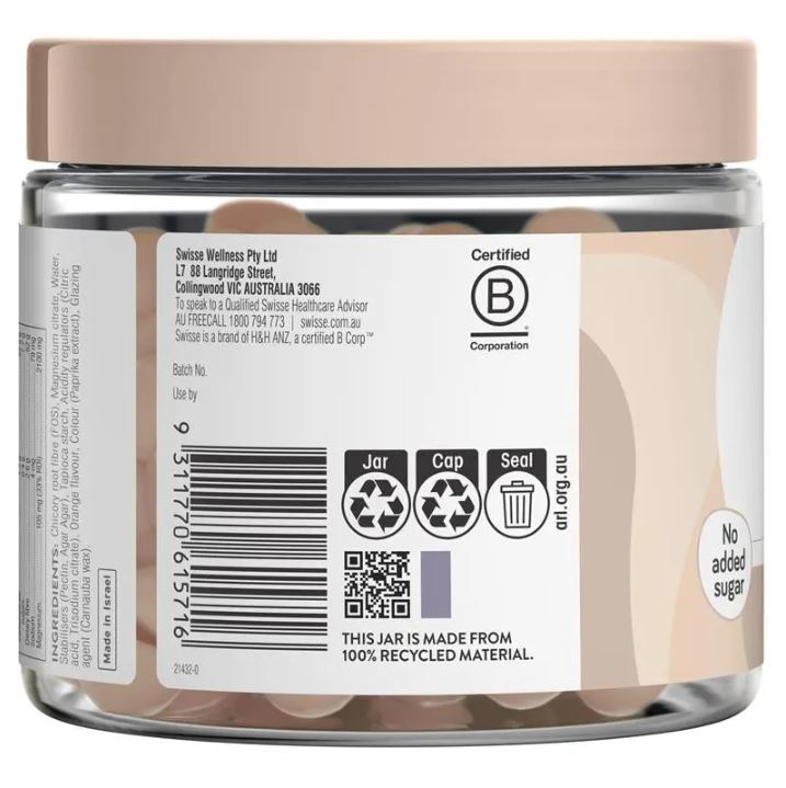 Kẹo dẻo bổ sung Magie Swisse Ultiboost Magnesium