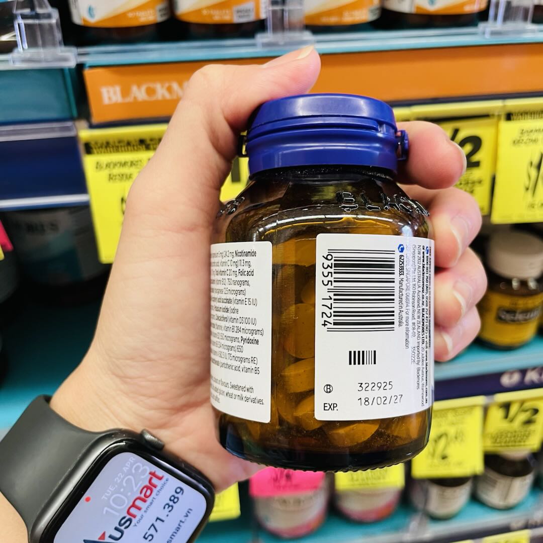 Kẹo vitamin cho bé Blackmores Superkids Multi Chewables 60 viên