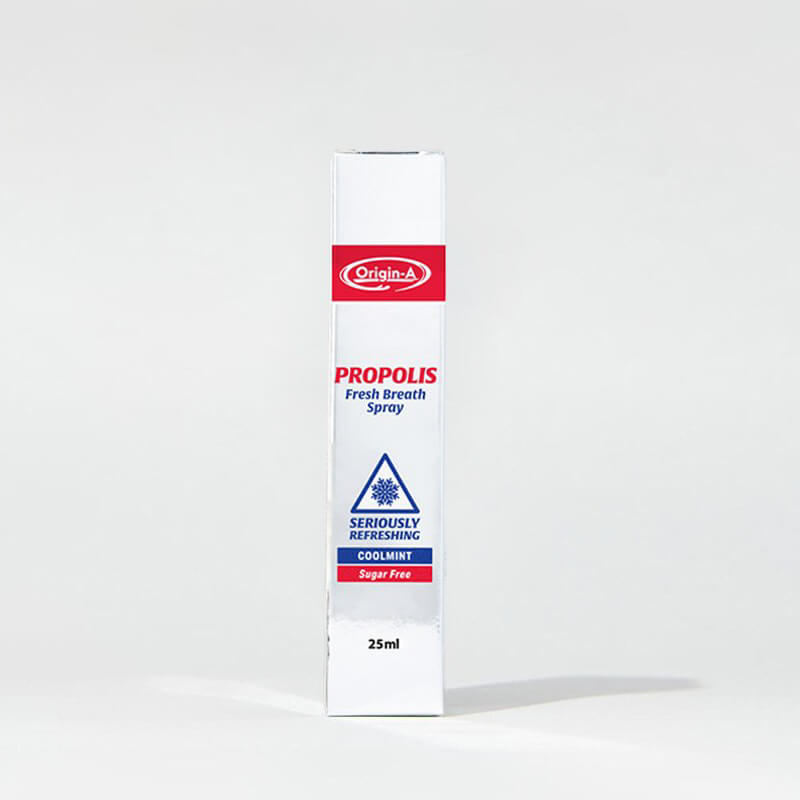 Xịt miệng kháng khuẩn keo ong Origin-A Propolis Fresh Breath Spray 25ml x 3 chai