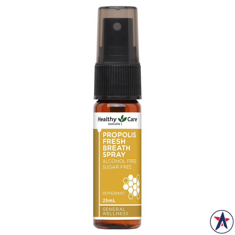 Xịt thơm miệng Healthy Care Propolis Fresh Breath Spray 25ml
