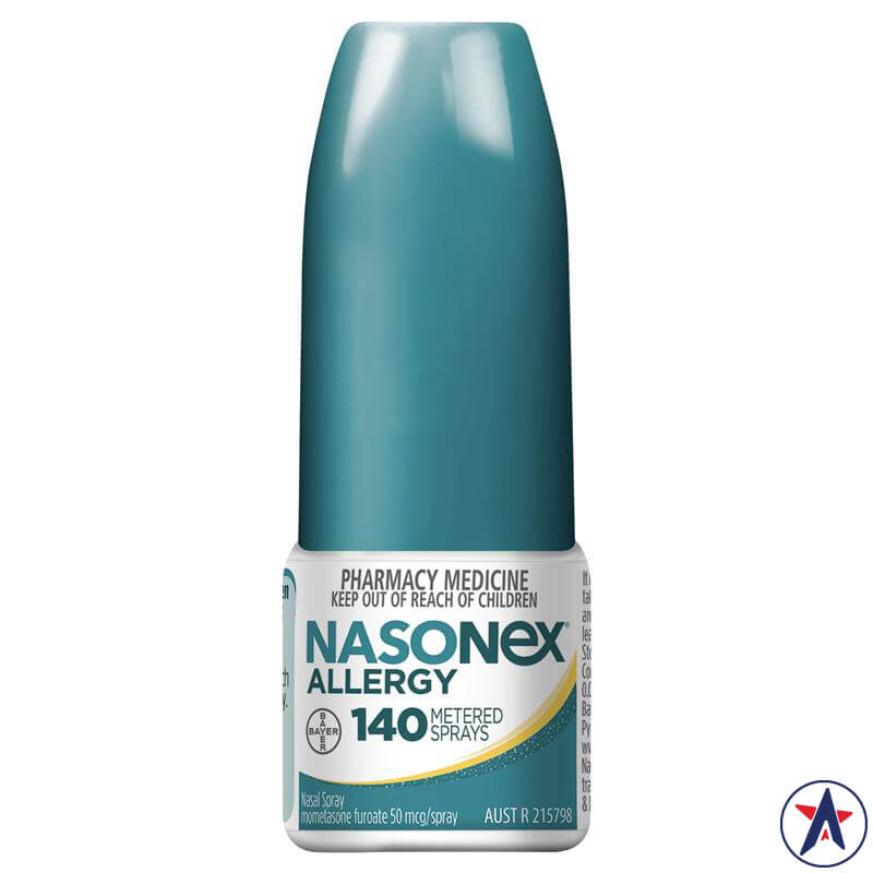 Xịt viêm mũi dị ứng 24h Nasonex Allergy Non-Drowsy 2 chai x 140 xịt