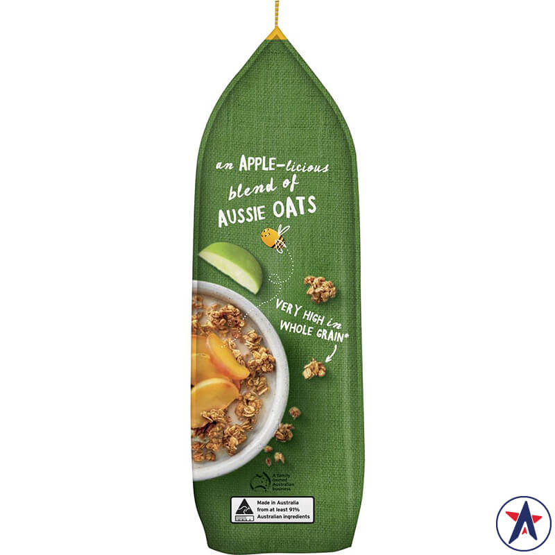 Yến mạch ăn sáng Carman's Aussie Oat Clusters Apple Crunch 800g