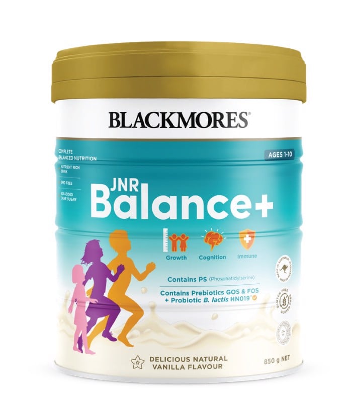 Sữa bột hỗ trợ cân bằng dinh dưỡng Blackmores JNR Balance+