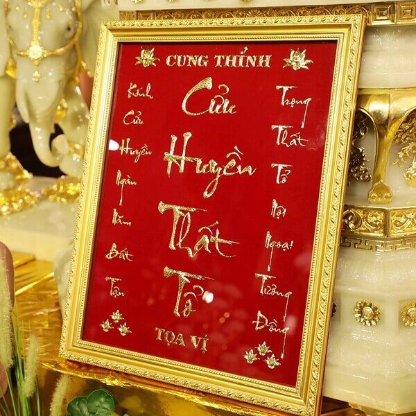 Liễn Thờ- Tranh Thờ loại nào để trang trí cho phòng thờ