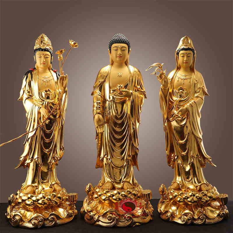 Tượng Tây Phương Tam Thánh và những điều cần biết cho gia chủ