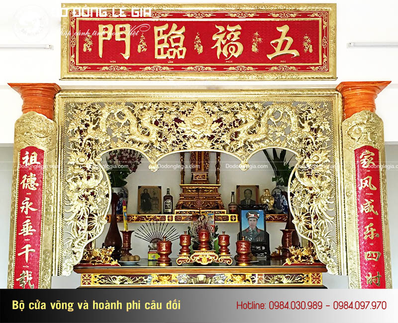 Cửa Võng bằng đồng - Thi công cửa võng nhà Thờ, Chùa