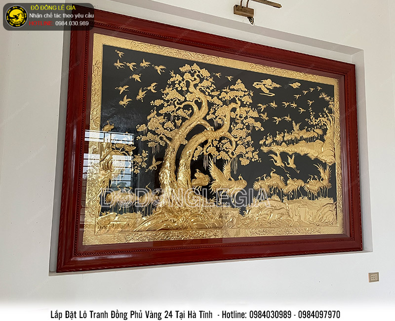 Dự án tranh đồng mạ vàng cho khách Hà Tĩnh