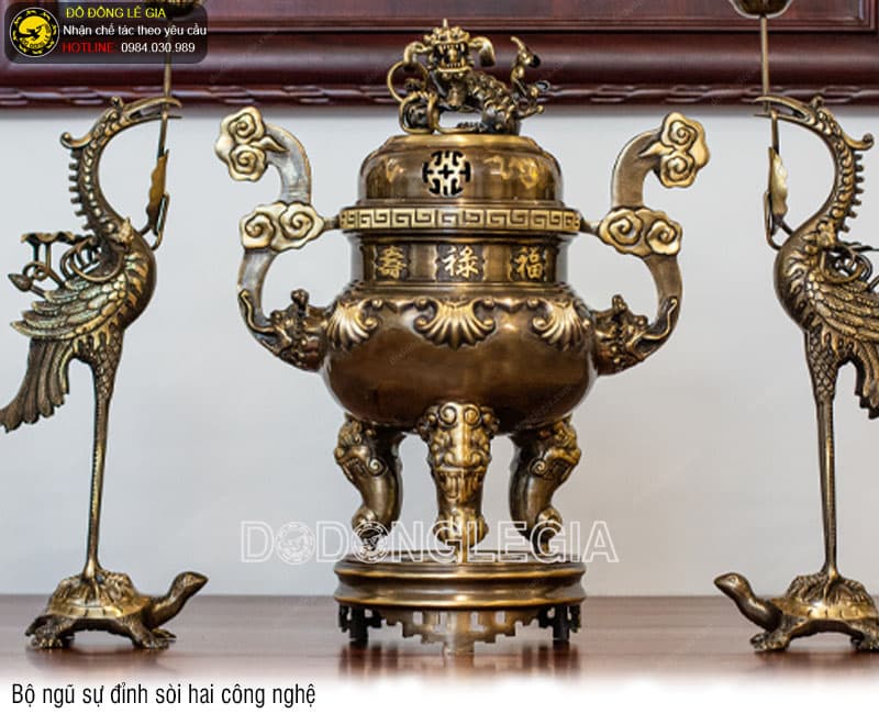 Bộ Ngũ Sự Đỉnh Sòi hai công nghệ