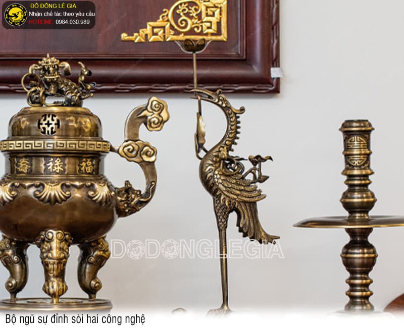 Bộ Ngũ Sự Đỉnh Sòi hai công nghệ