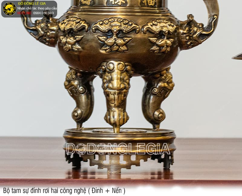 Bộ Tam Sự Đỉnh Rơi hai công nghệ (Đỉnh và Hạc)