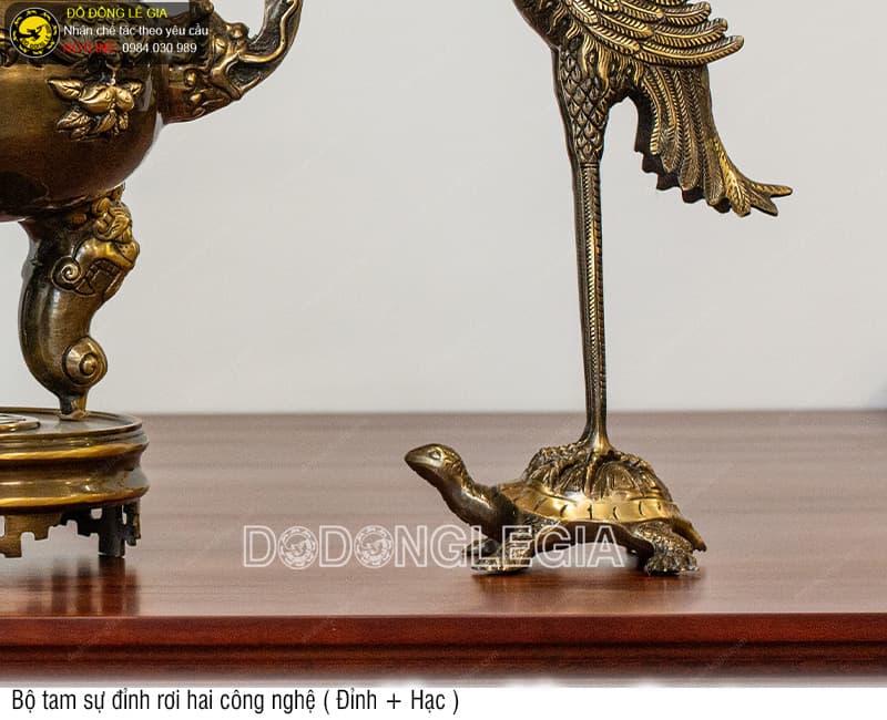 Bộ Tam Sự Đỉnh Rơi hai công nghệ (Đỉnh và Hạc)