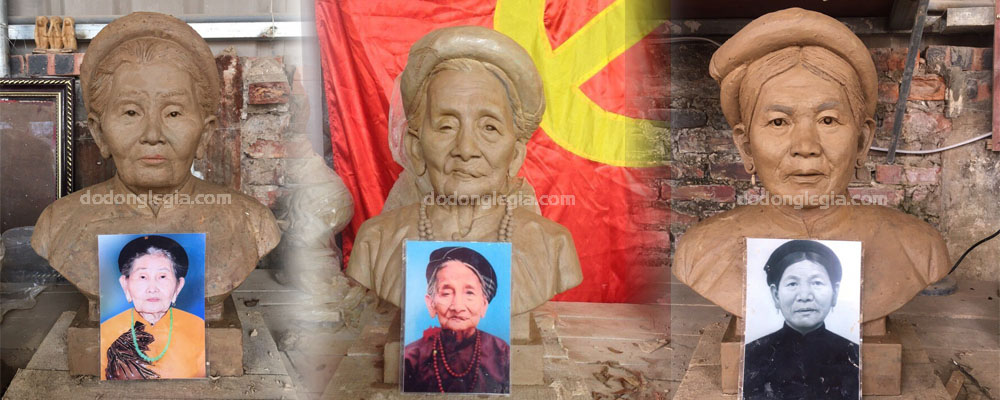 Báo Giá - Quy trình Đúc Tượng Chân dung bằng đồng theo yêu cầu