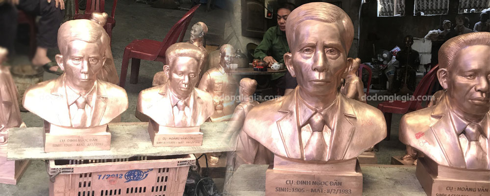 Báo Giá - Quy trình Đúc Tượng Chân dung bằng đồng theo yêu cầu