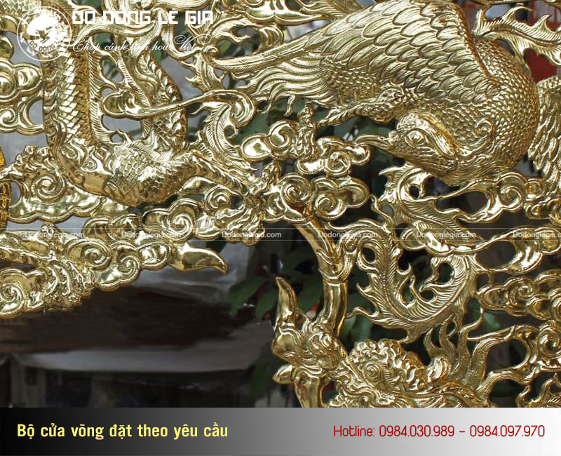 Cửa Võng bằng đồng - Thi công cửa võng nhà Thờ, Chùa