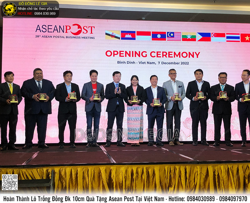 Lô trống đồng D10 quà tặng