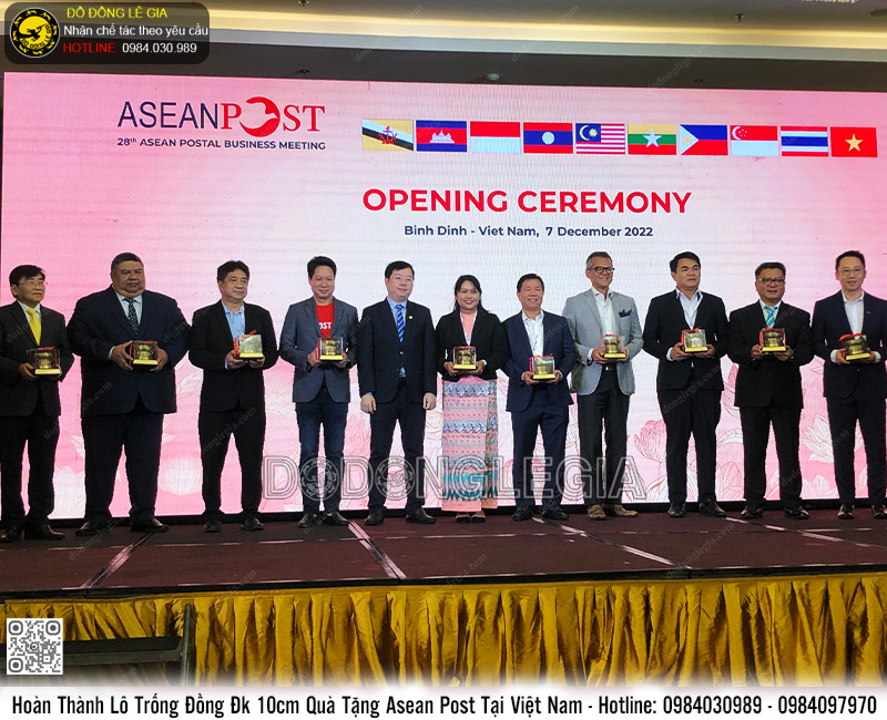 Lô trống đồng D10 quà tặng