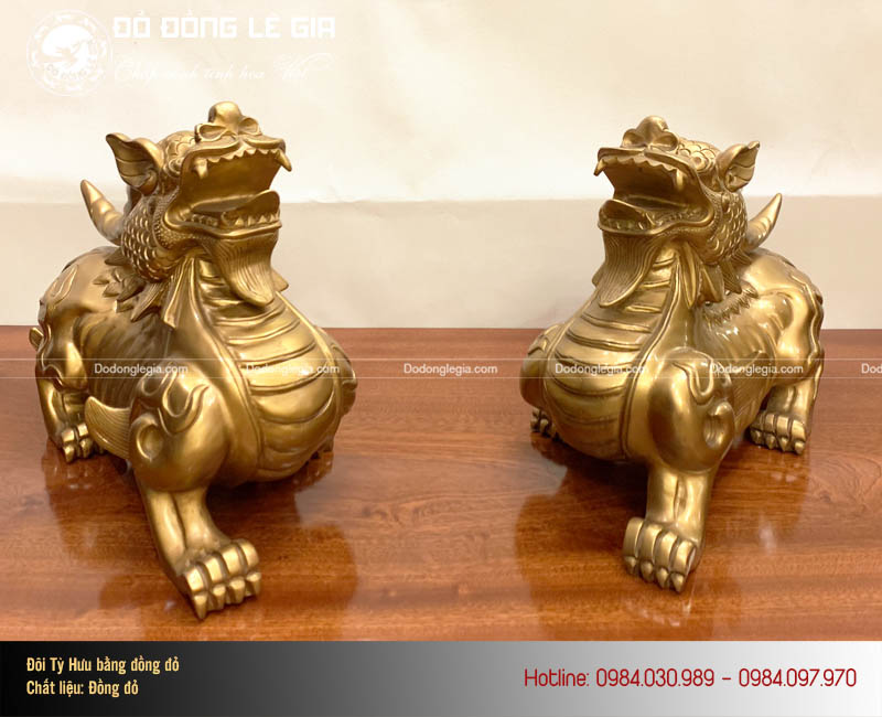 Đôi Tỳ Hưu bằng đồng cao cấp