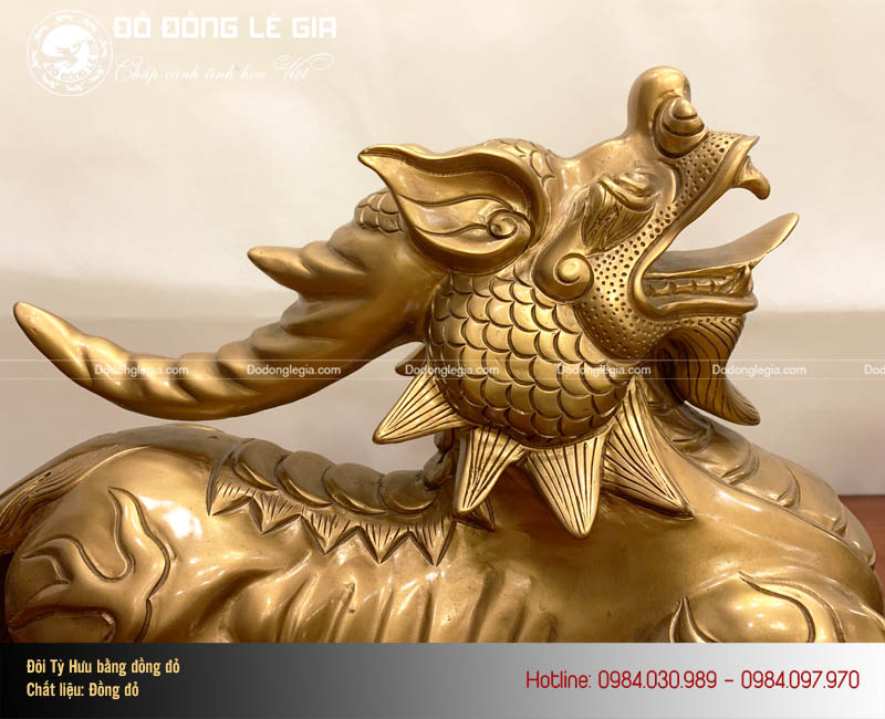 Đôi Tỳ Hưu bằng đồng cao cấp