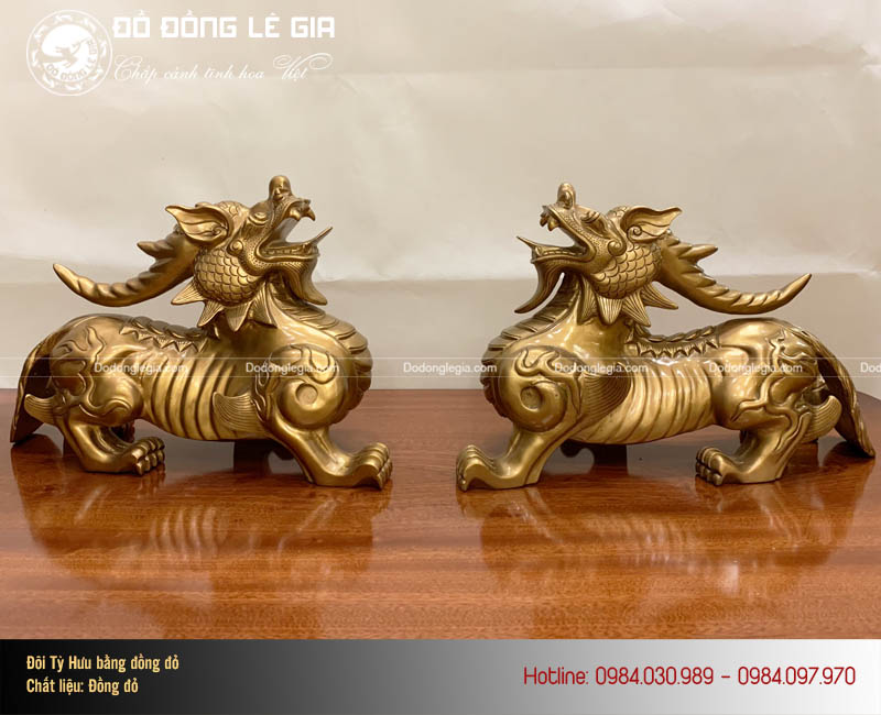 Đôi Tỳ Hưu bằng đồng cao cấp