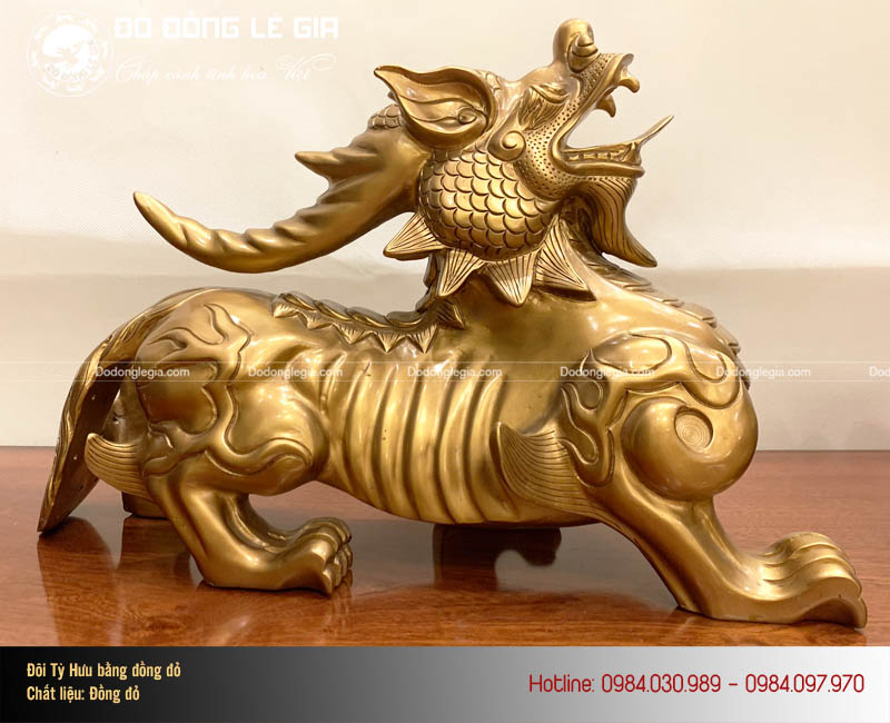 Đôi Tỳ Hưu bằng đồng cao cấp