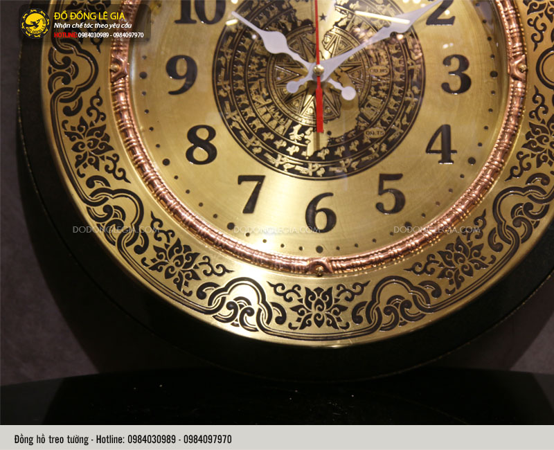 Đồng hồ treo tường bằng đồng mẫu 4