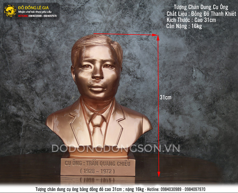 Đúc tượng chân dung cụ ông cụ bà theo yêu cầu-05